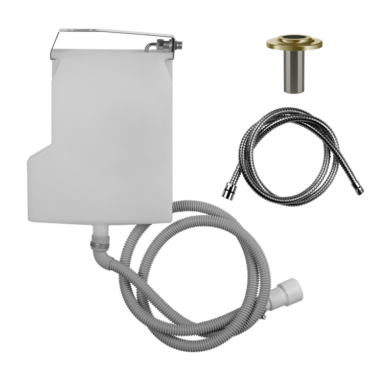 Inciso Handshower Kit Rough - 01814 Bathroom Accessories GESSI Brass Brushed PVD