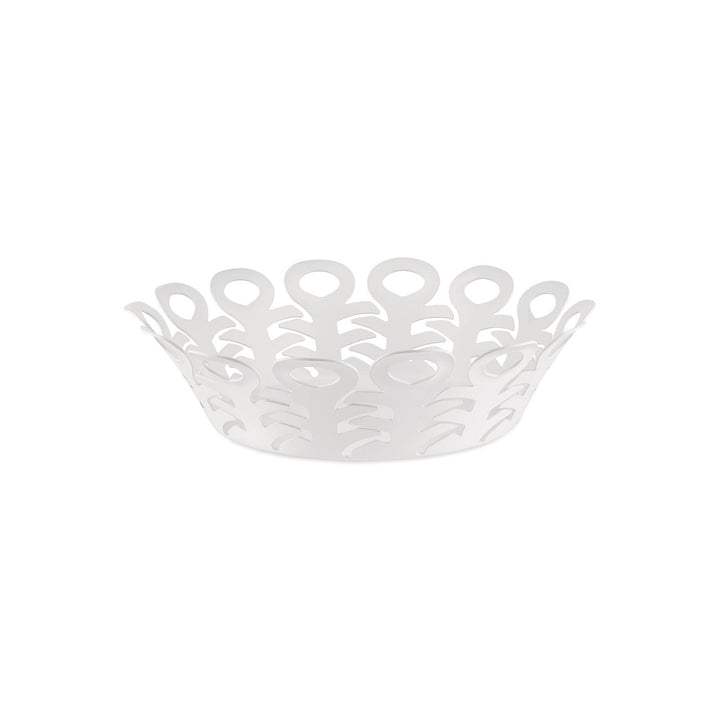 Vimini Basket Decor Alessi White Small: 8.7 in diameter