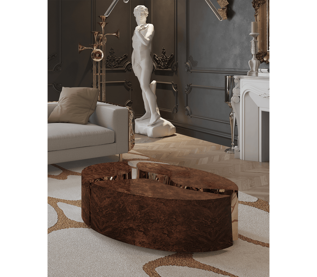 Lapiaz Oval Center Table  Boca Do Lobo   