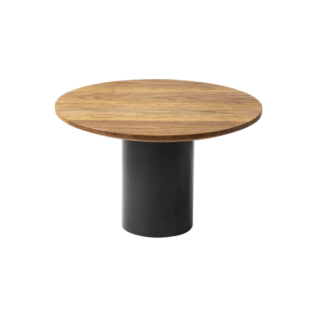 Mush Side Table Accent Tables Cappellini Cognac Solid Oak / 04 Matt Black Small: 12.5 in height