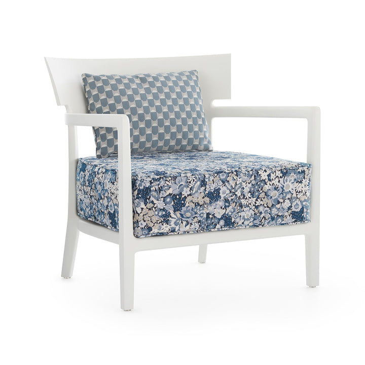 Cara Mat Outdoor Liberty Armchair Outdoor Chairs Kartell Artemis Blue Obi Check Blue