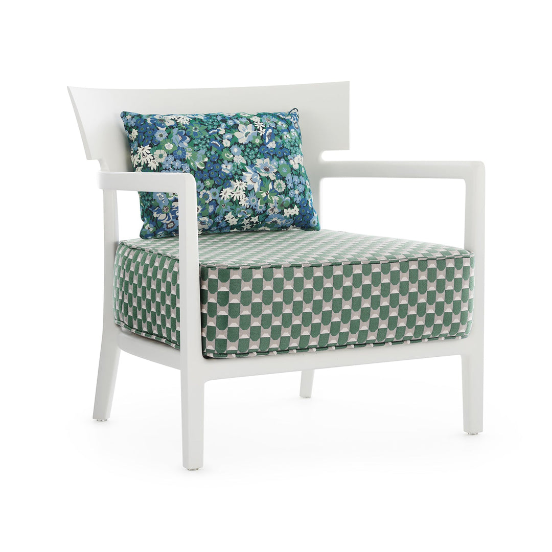 Cara Mat Outdoor Liberty Armchair Outdoor Chairs Kartell Obi Check Sage Artemis Sage