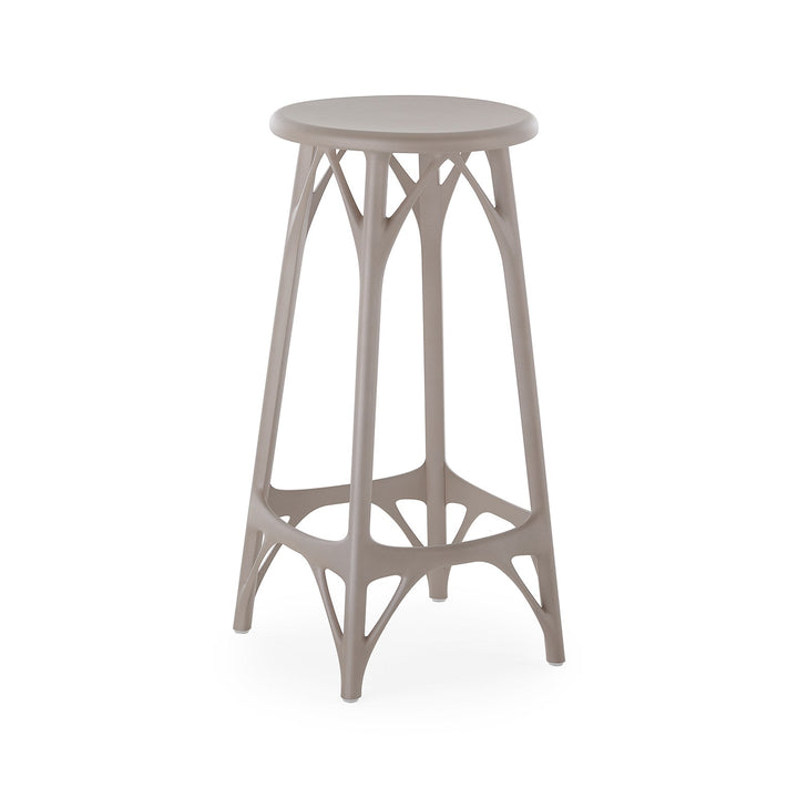 A.I. Outdoor Light Stool (Set of 2) Outdoor Furniture Kartell Grey Counter: 25.6 in height