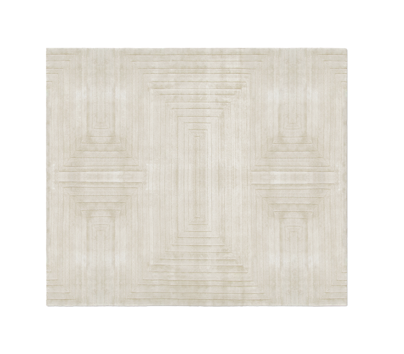 White Garden Rug  RUG'SOCIETY   