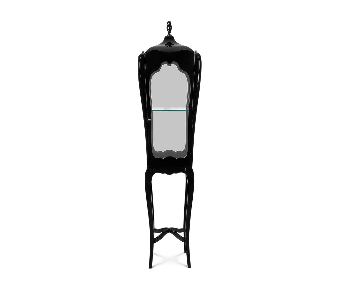 palatino slim display case Cabinets Boca Do Lobo Black