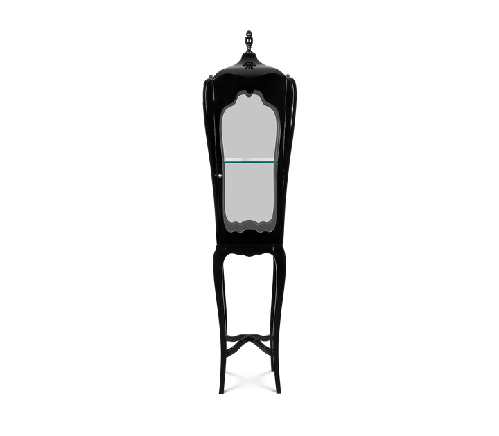 palatino slim display case Cabinets Boca Do Lobo Black