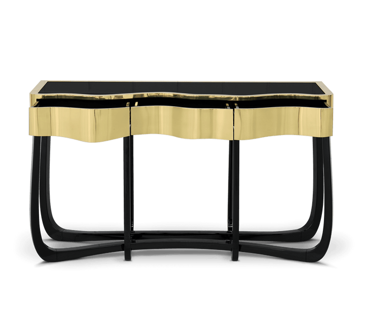 sinuous gold console Consoles Boca Do Lobo