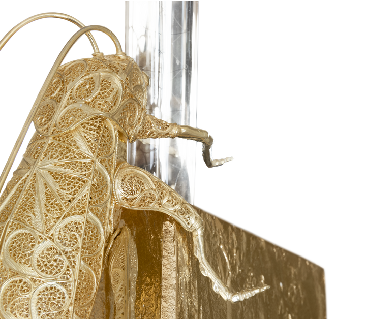 Cubic Filigree Cricket Small Wall Lamp  Boca Do Lobo   