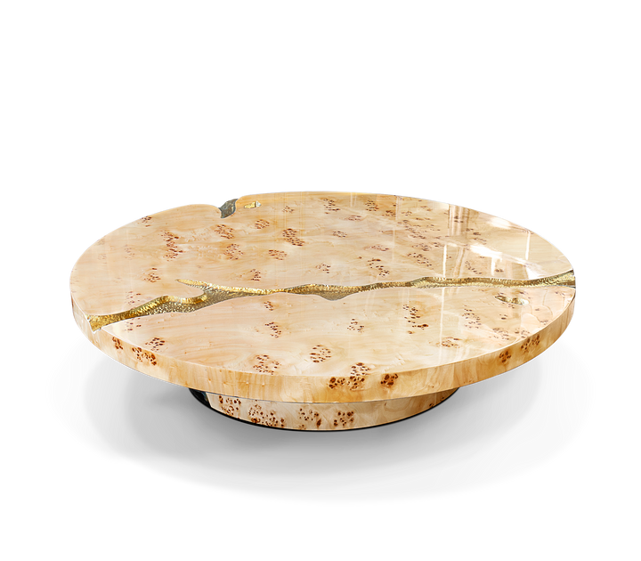 empire center table Coffee Tables Boca Do Lobo Poplar Root
