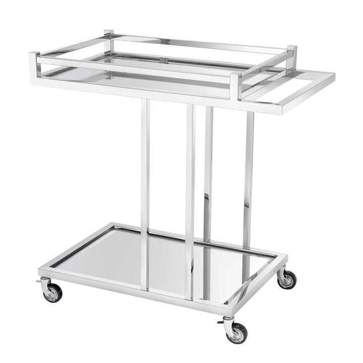 Trolley Beverly Hills Polished Stainless Steel Tables Eichholtz