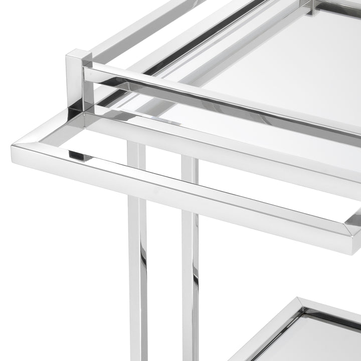 Trolley Beverly Hills Polished Stainless Steel Tables Eichholtz