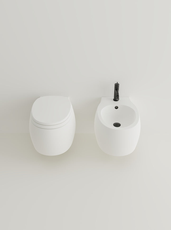 Agape Pear 2 Wall Mounted Bidet Sanitary Ware Agape