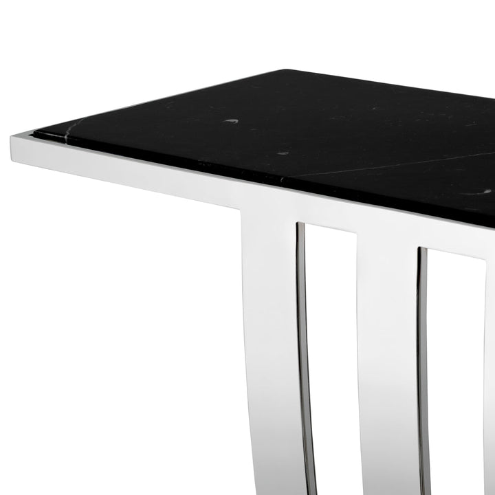 Console Table Beau Deco Polished Stainless Steel Furniture Eichholtz