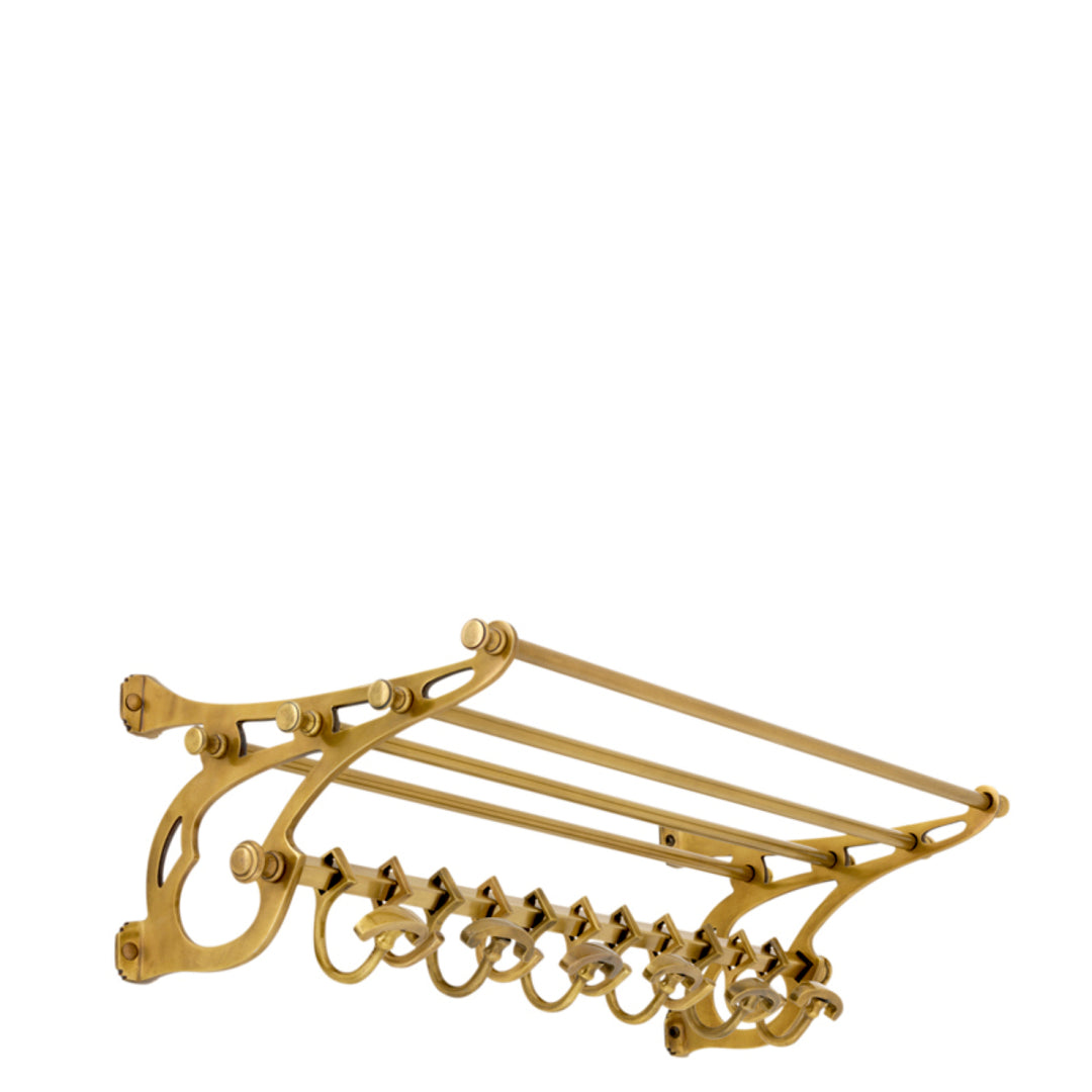 Coatrack Hudson S Antique Brass Finish Accessories Eichholtz
