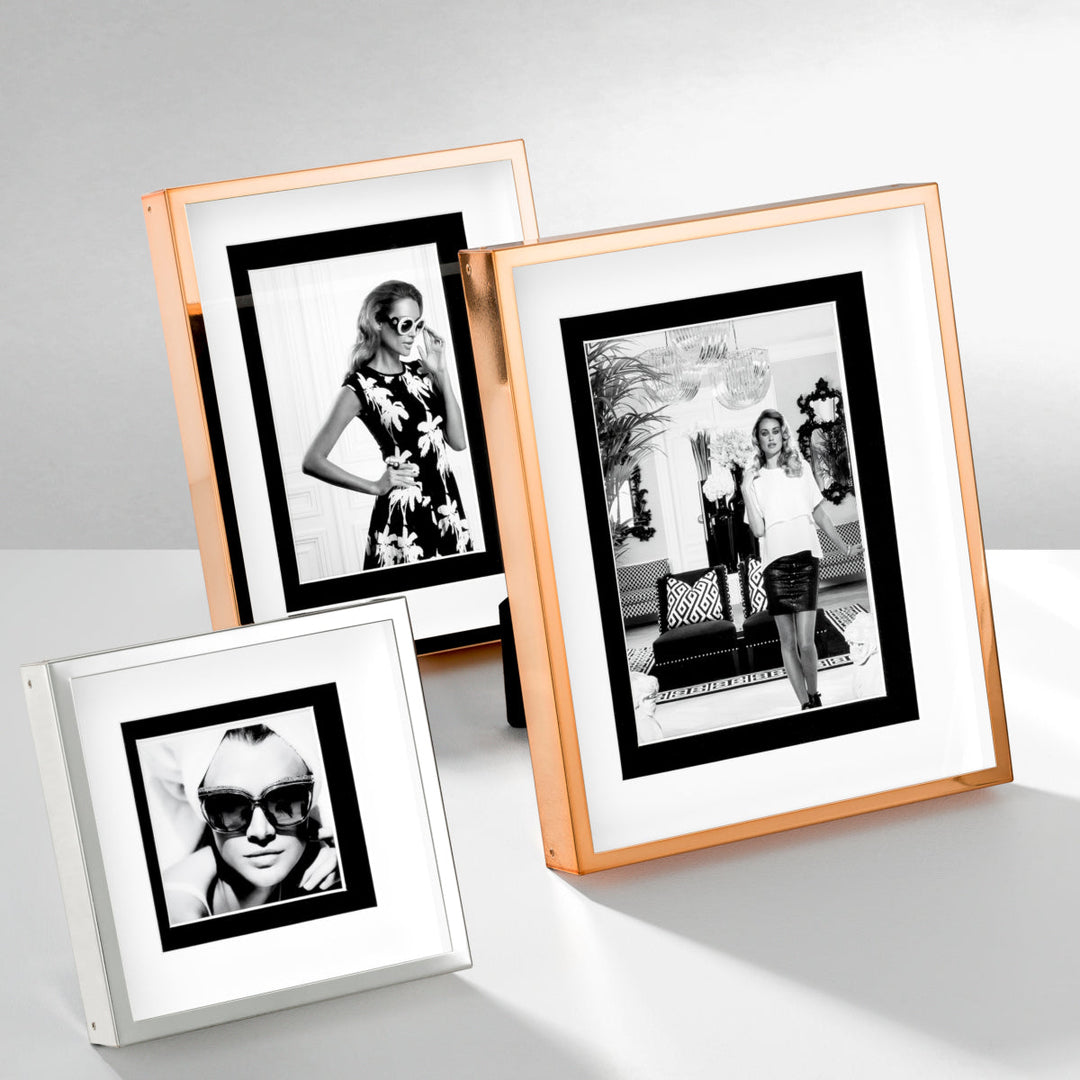 Picture Frame Gramercy L Rose Gold Finish Accessories Eichholtz