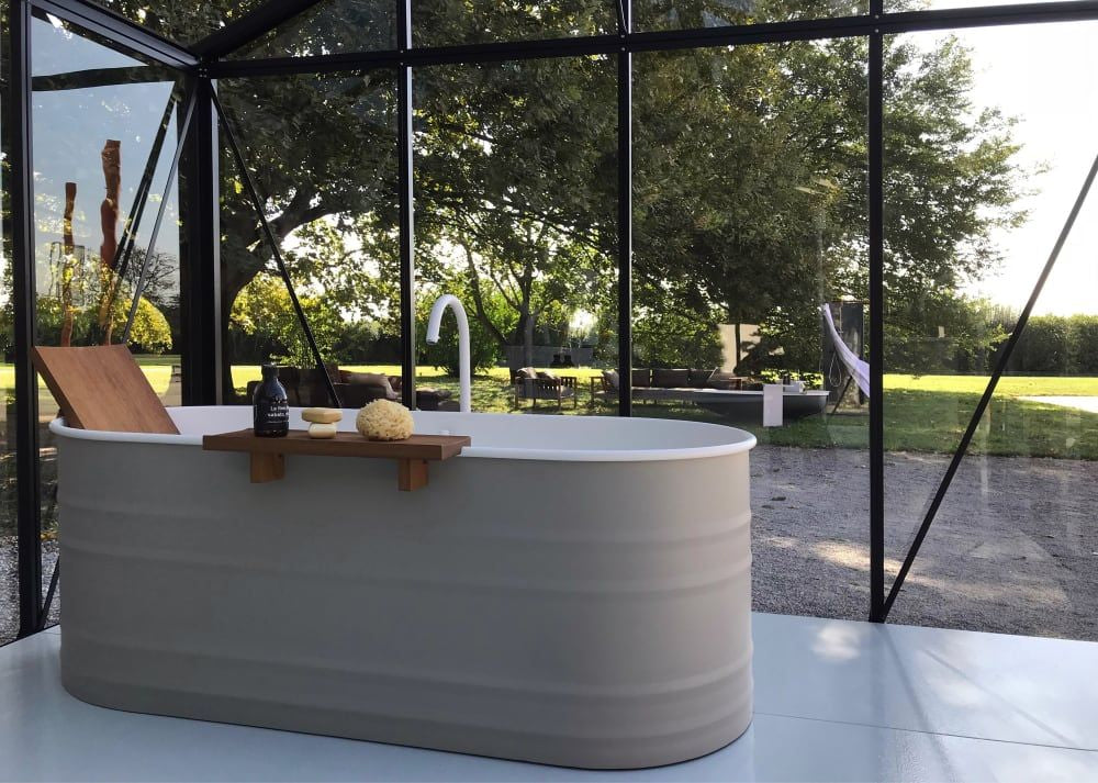 Agape Vieques Outdoor Freestanding Tub Agape