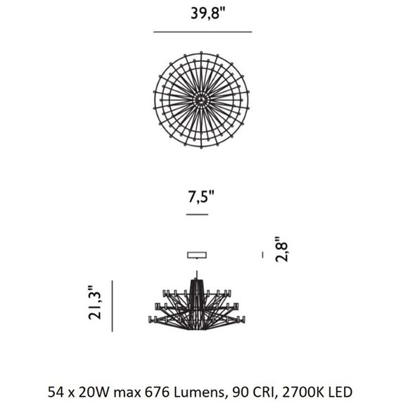 Coppelia Chandelier Chandeliers Moooi