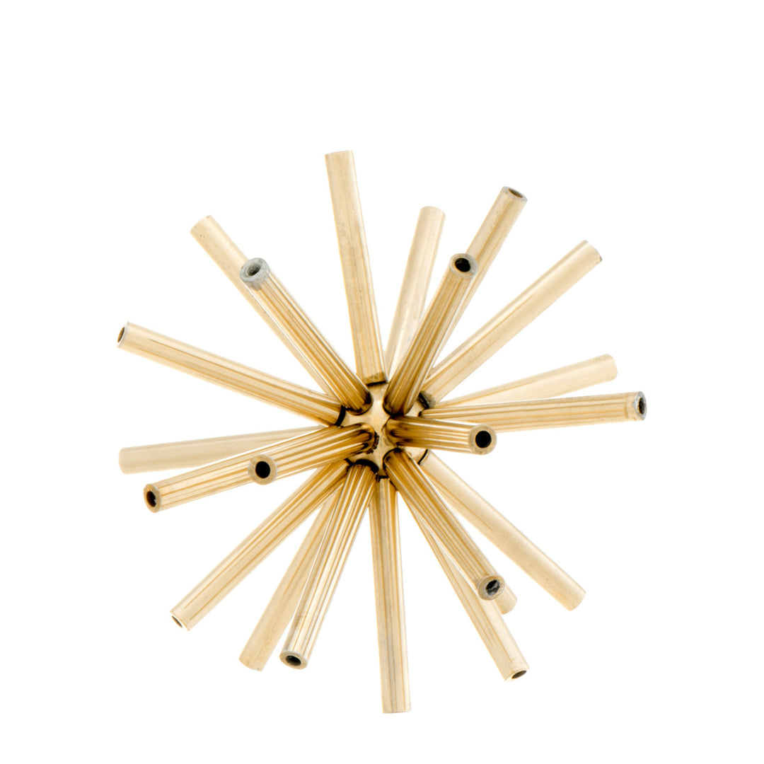 Object Meteor Set Of 3 Polished Brass Accessories Eichholtz