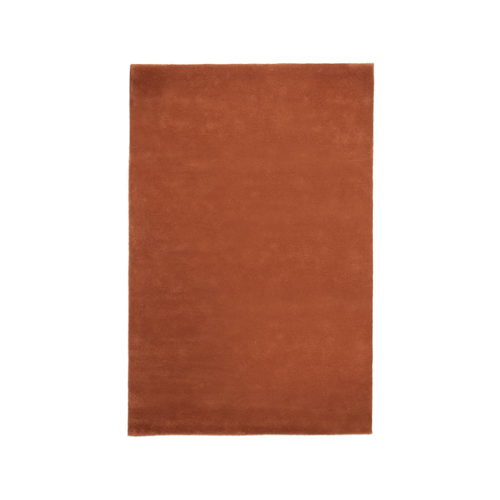 Stille Tufted Rug Rugs Ferm Living Red Brown Medium: 5 ft 6.9 in x 7 ft 11 in