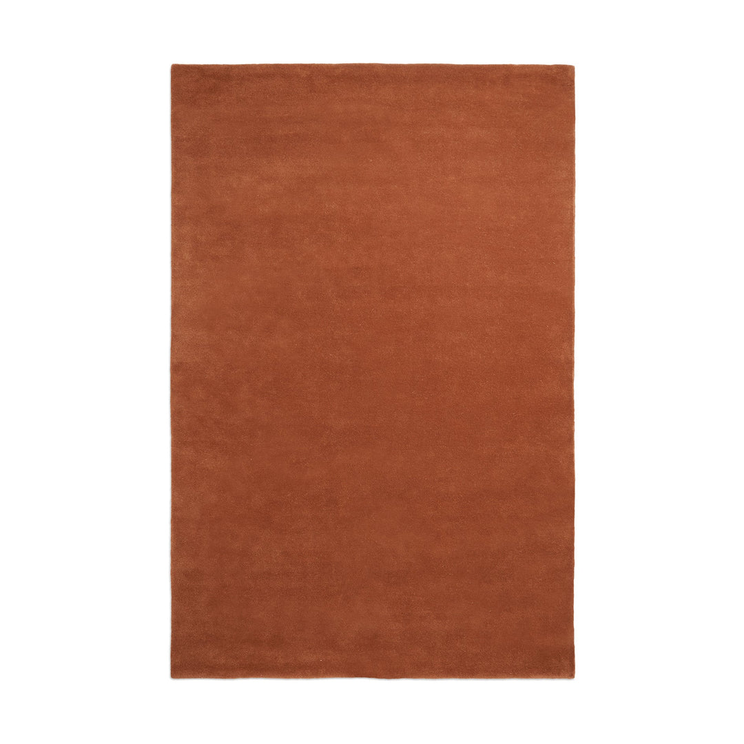 Stille Tufted Rug Rugs Ferm Living Red Brown Large: 6 ft 6.7 in x 9 ft 10 in