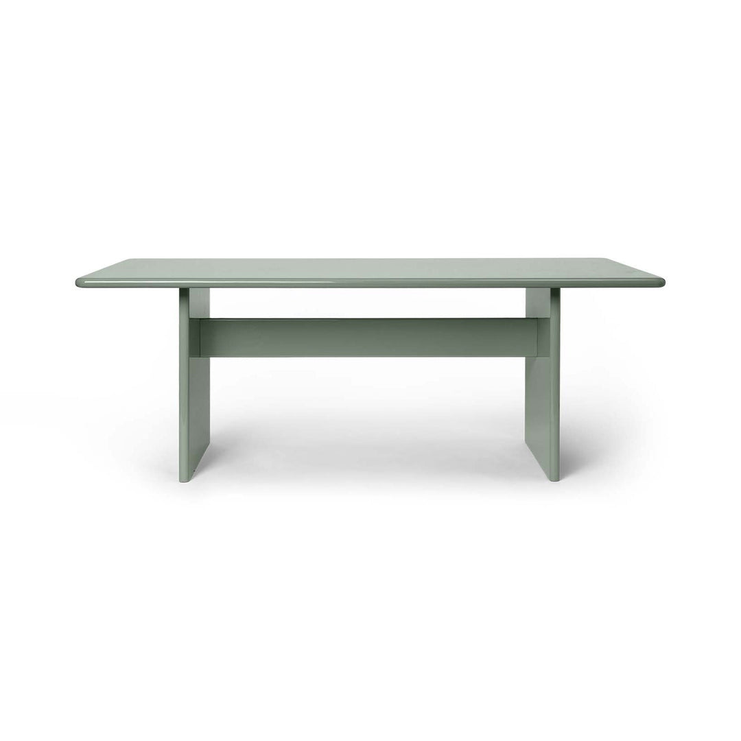 Rink Dining Table Tables Ferm Living Tea Green Small: 78.7 in width