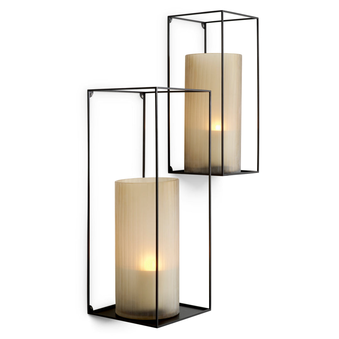 Wall Rack Deco Set Of 2 Bronze Finish Accessories Eichholtz