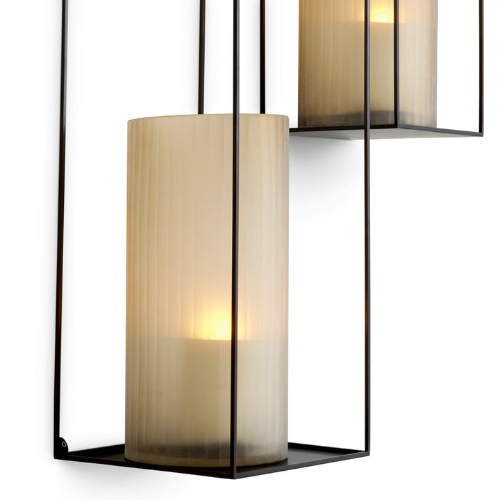 Wall Rack Deco Set Of 2 Bronze Finish Accessories Eichholtz