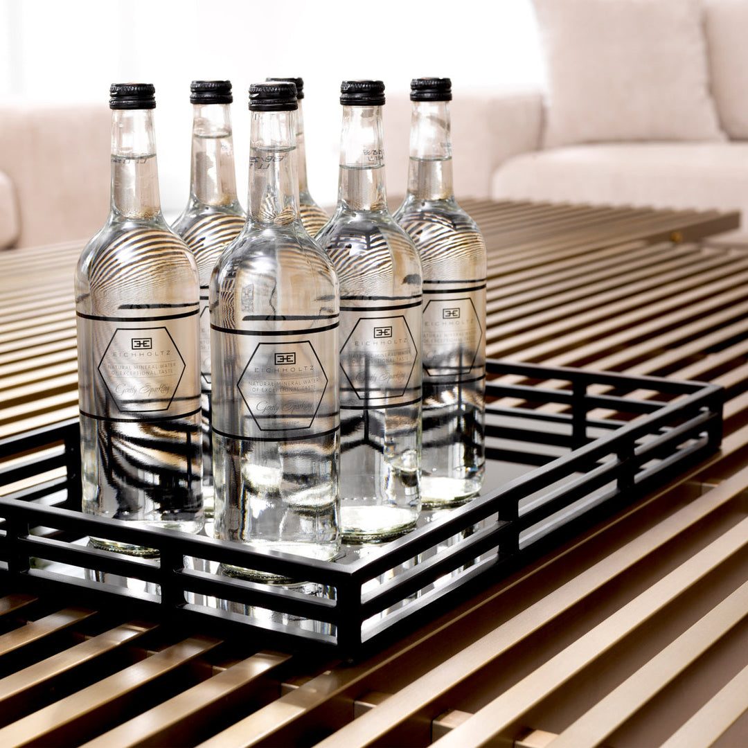 Tray Giacomo Matte Black Finish Accessories Eichholtz