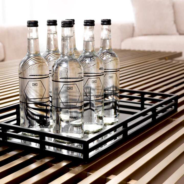 Tray Giacomo Matte Black Finish Accessories Eichholtz