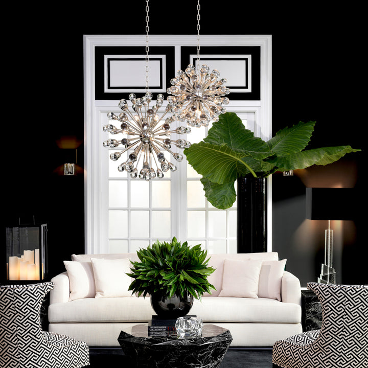Chandelier Anto S Nickel Finish Lighting Eichholtz