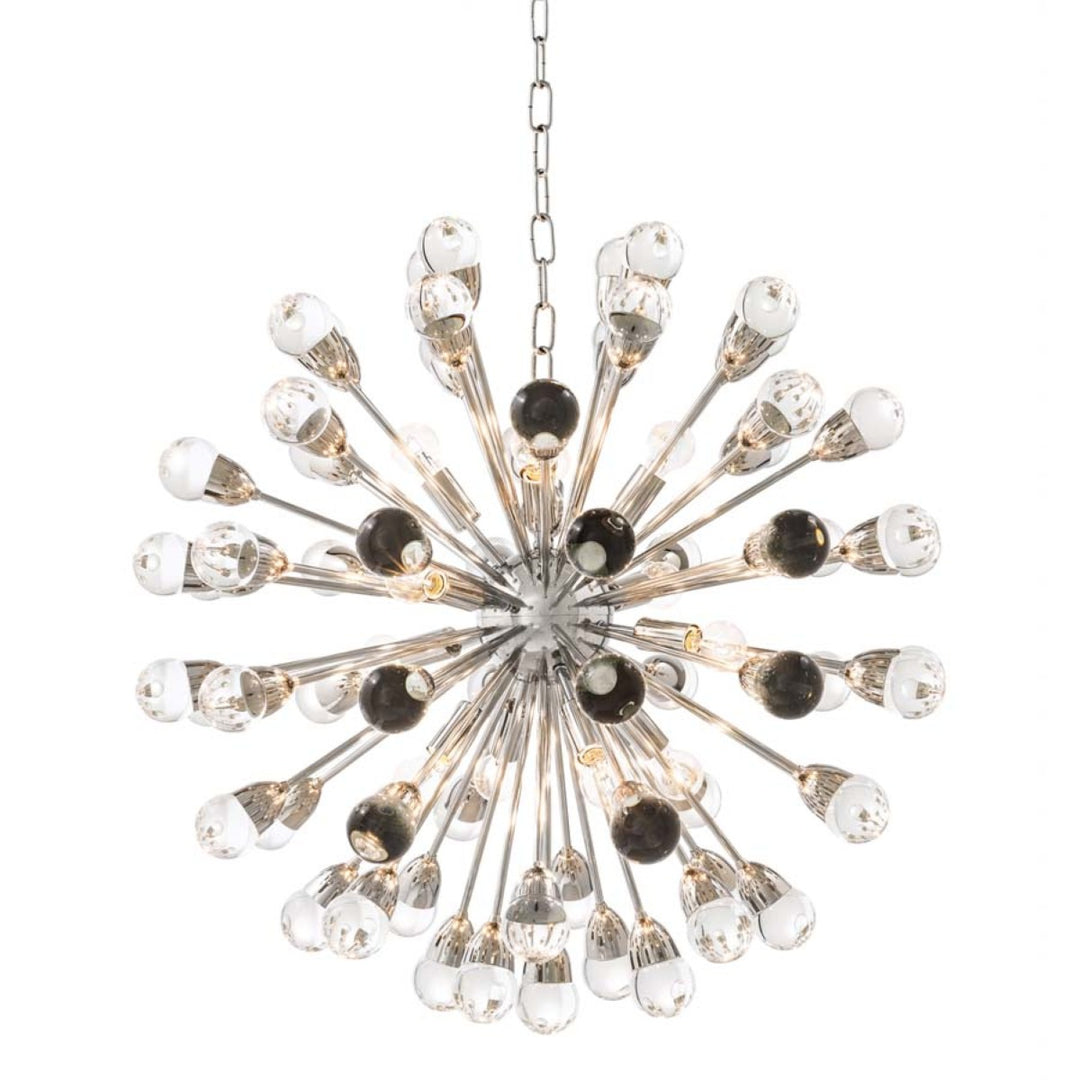 Chandelier Anto L Nickel Finish Lighting Eichholtz
