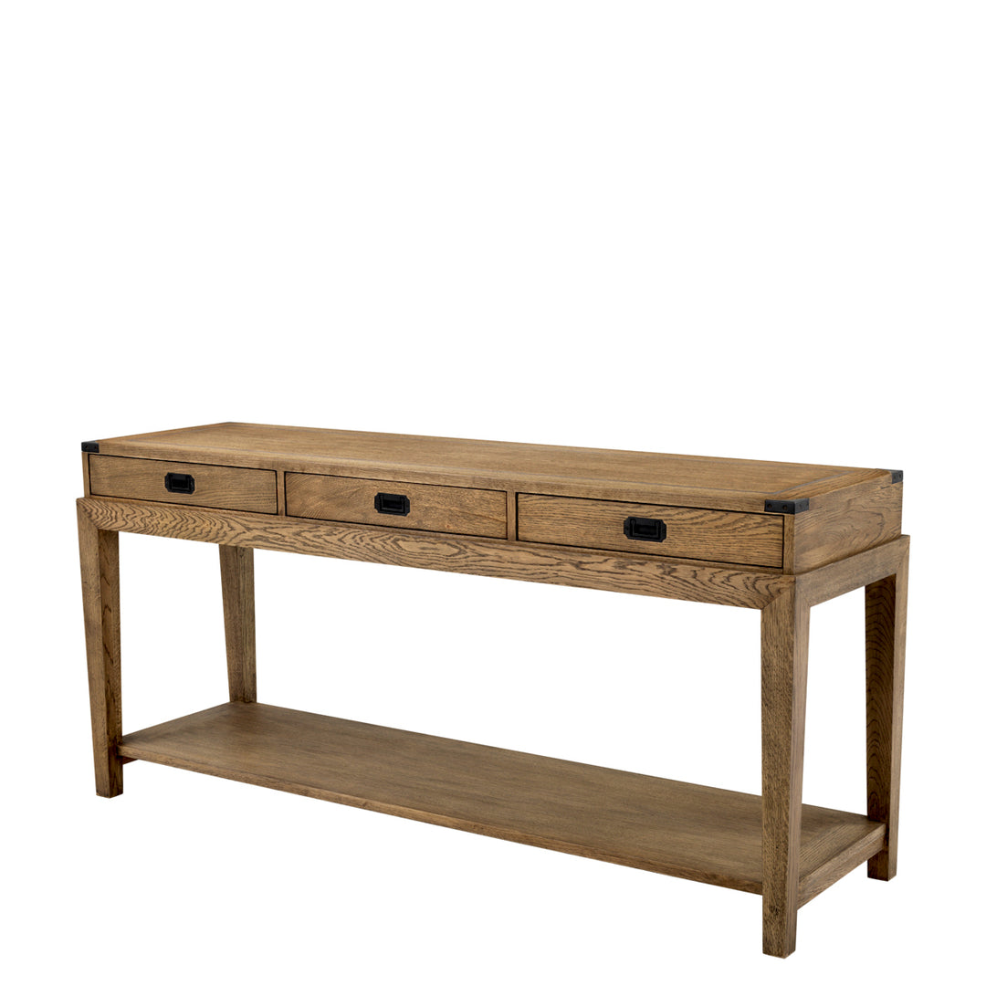 Console Table Military Smoked Oak Console Tables Eichholtz