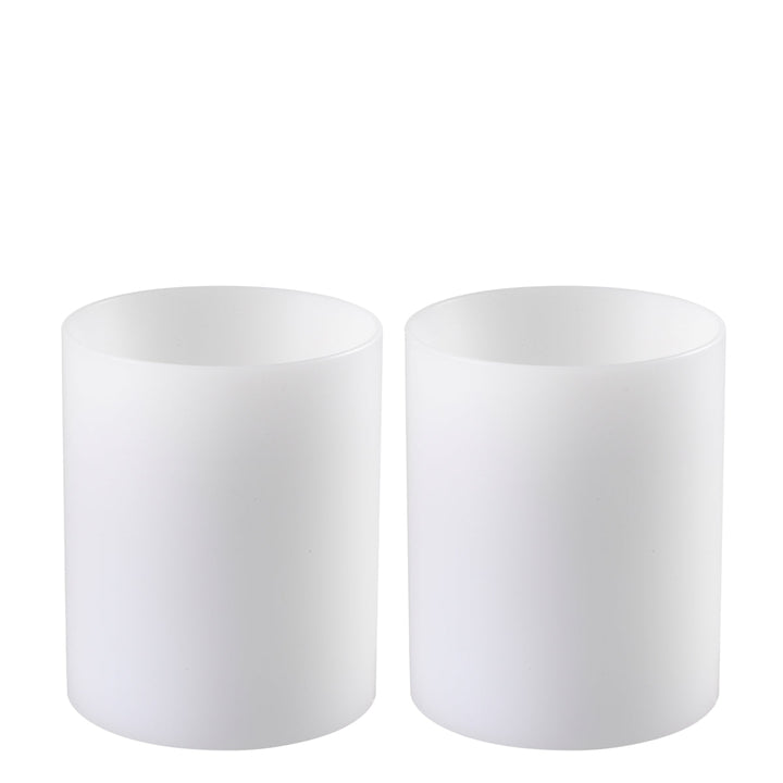 Artificial Candle Deep Ø 10 X H. 12 Cm Set Of 2 Accessories Eichholtz