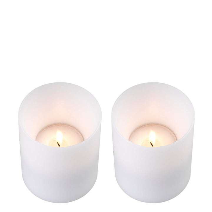 Artificial Candle Deep Ø 10 X H. 12 Cm Set Of 2 Accessories Eichholtz