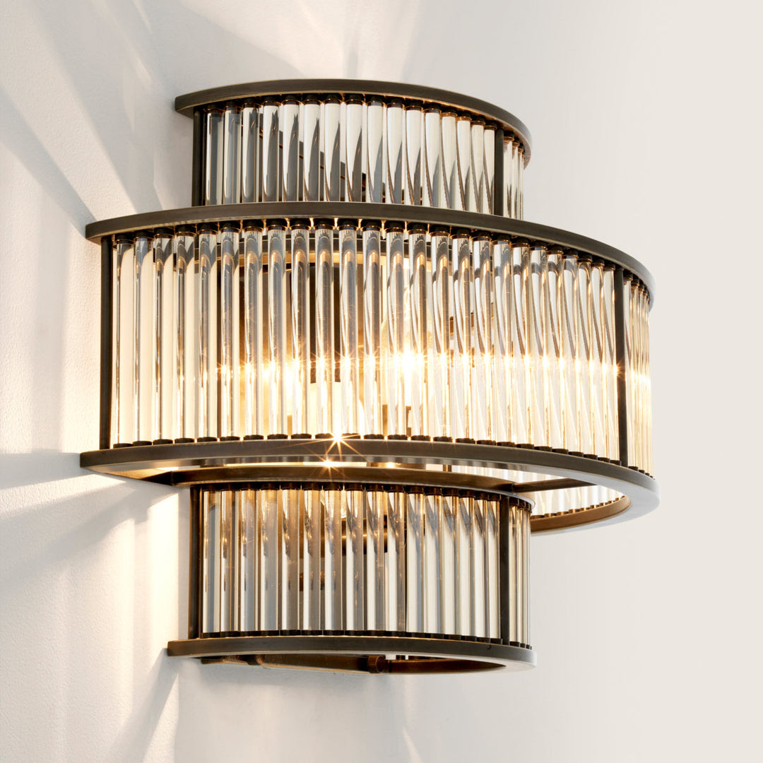 Wall Lamp Mancini Bronze Highlight Finish Lighting Eichholtz