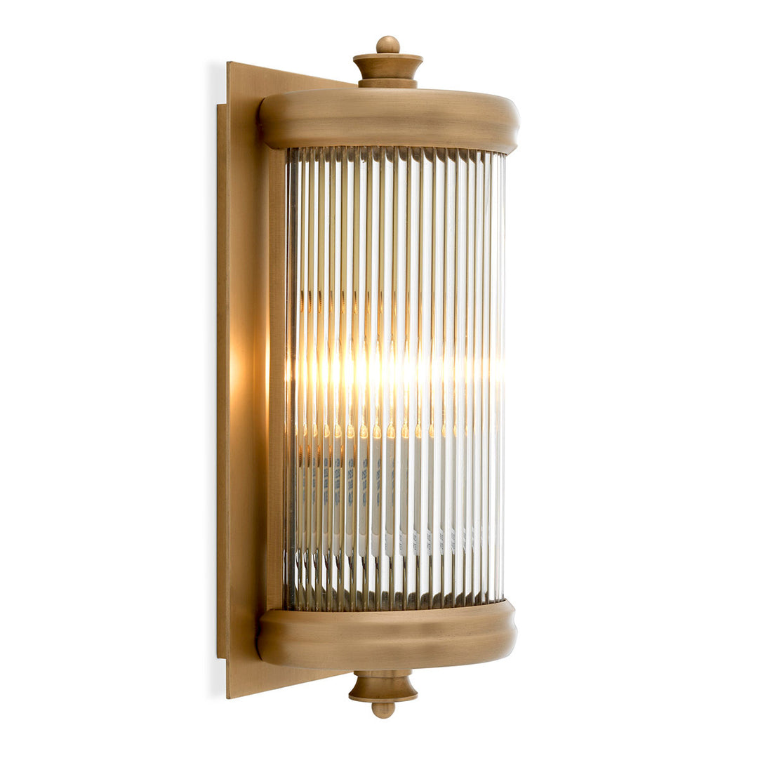 Wall Lamp Glorious S Matte Brass Finish Lighting Eichholtz