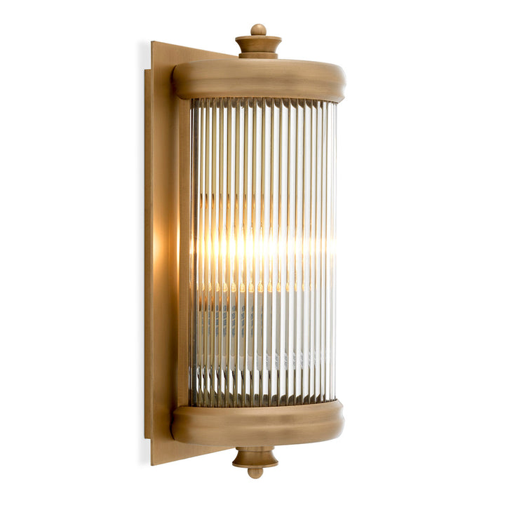 Wall Lamp Glorious S Matte Brass Finish Lighting Eichholtz
