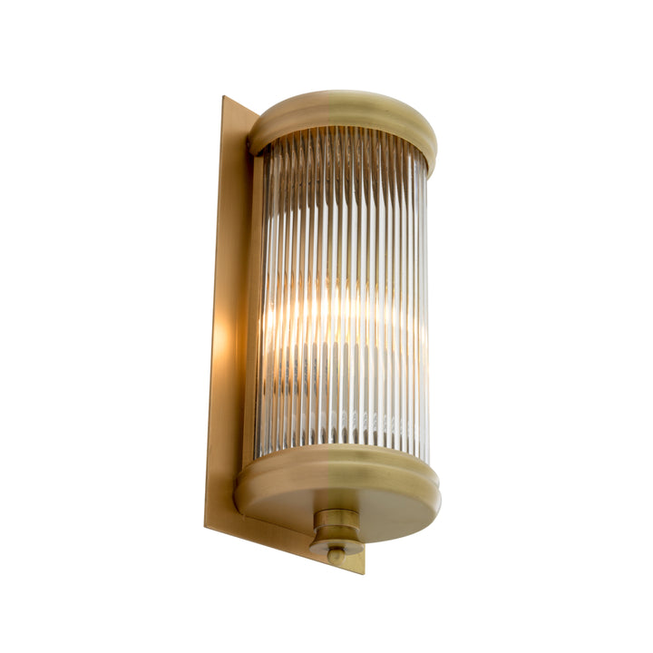Wall Lamp Glorious S Matte Brass Finish Lighting Eichholtz
