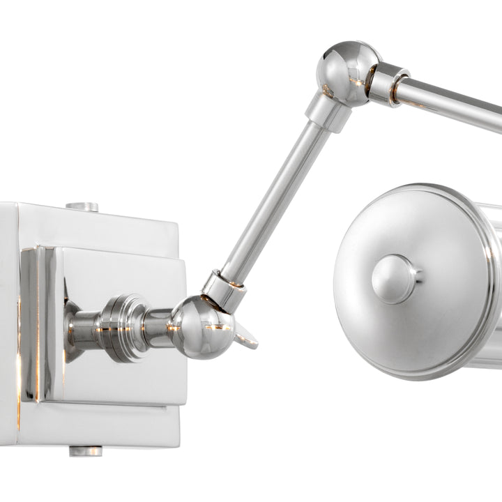 Wall Lamp Luca L Nickel Finish Lighting Eichholtz