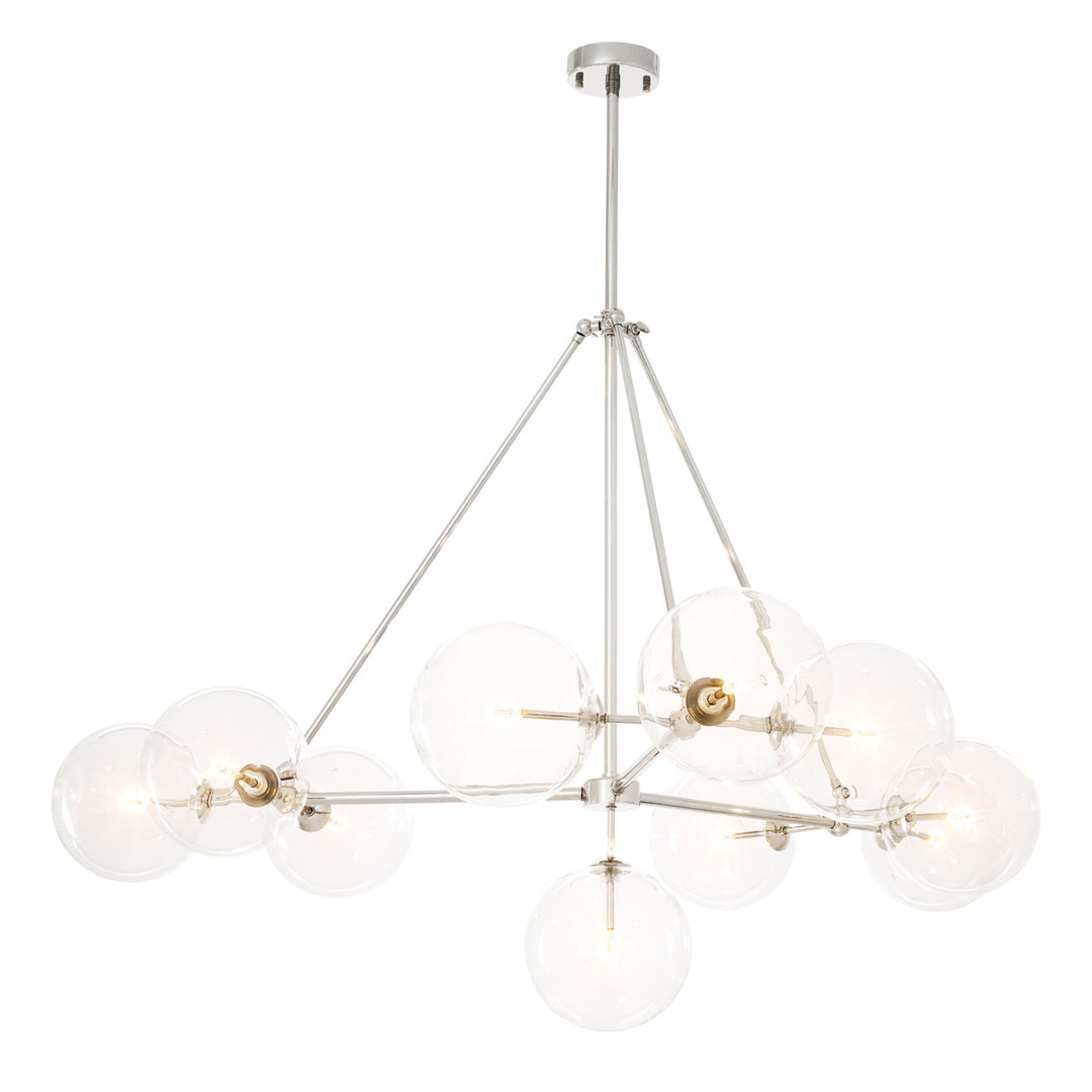 Chandelier Bermude Nickel Finish Lighting Eichholtz