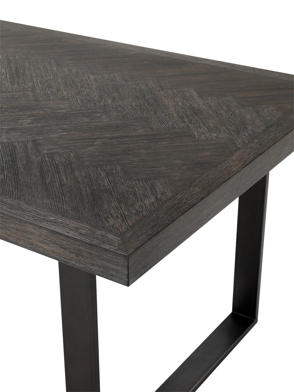 Dining Table Melchior 230 Cm Charcoal Oak Veneer Dining Tables Eichholtz