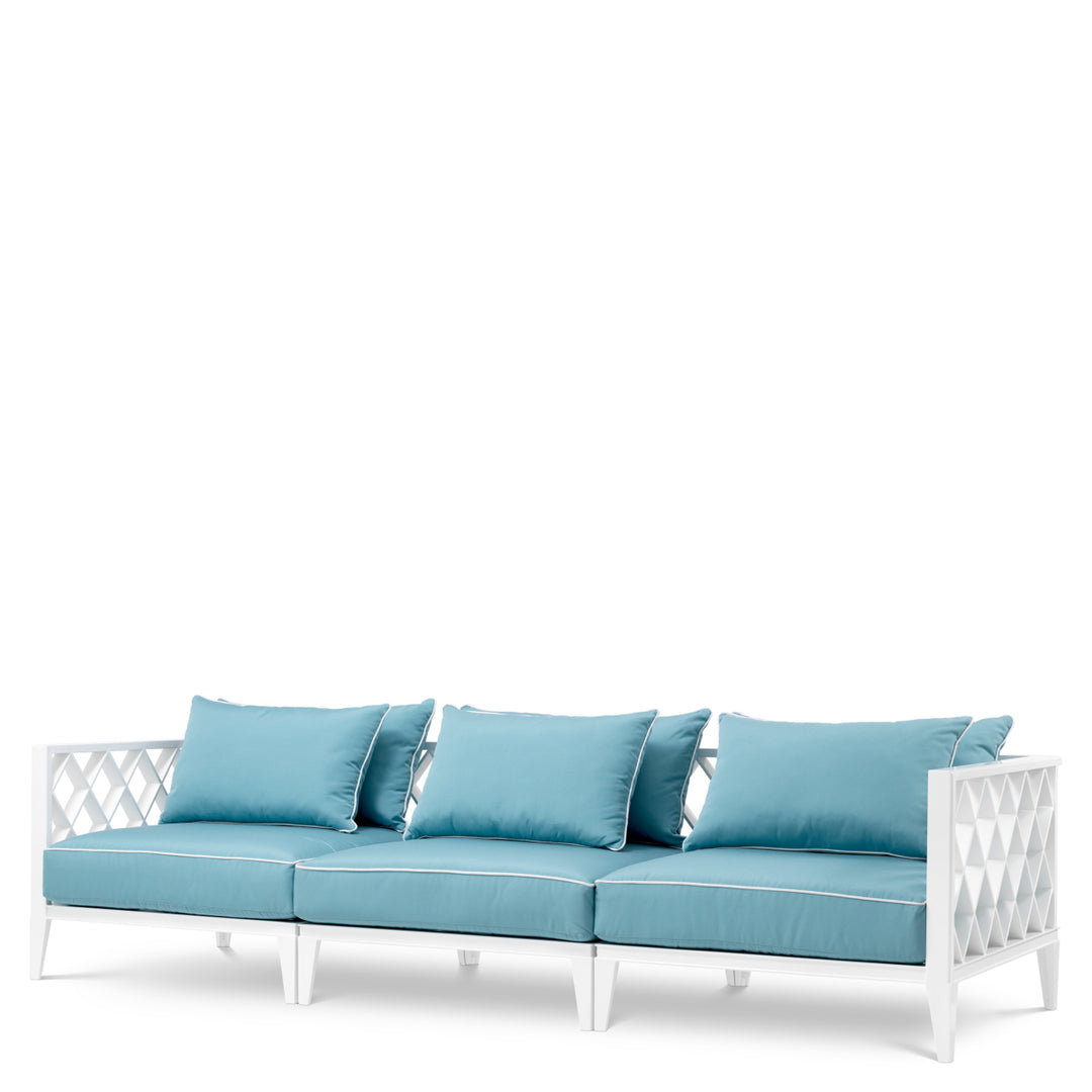 Outdoor Sofa Ocean Club L White Finish Outdoor Eichholtz