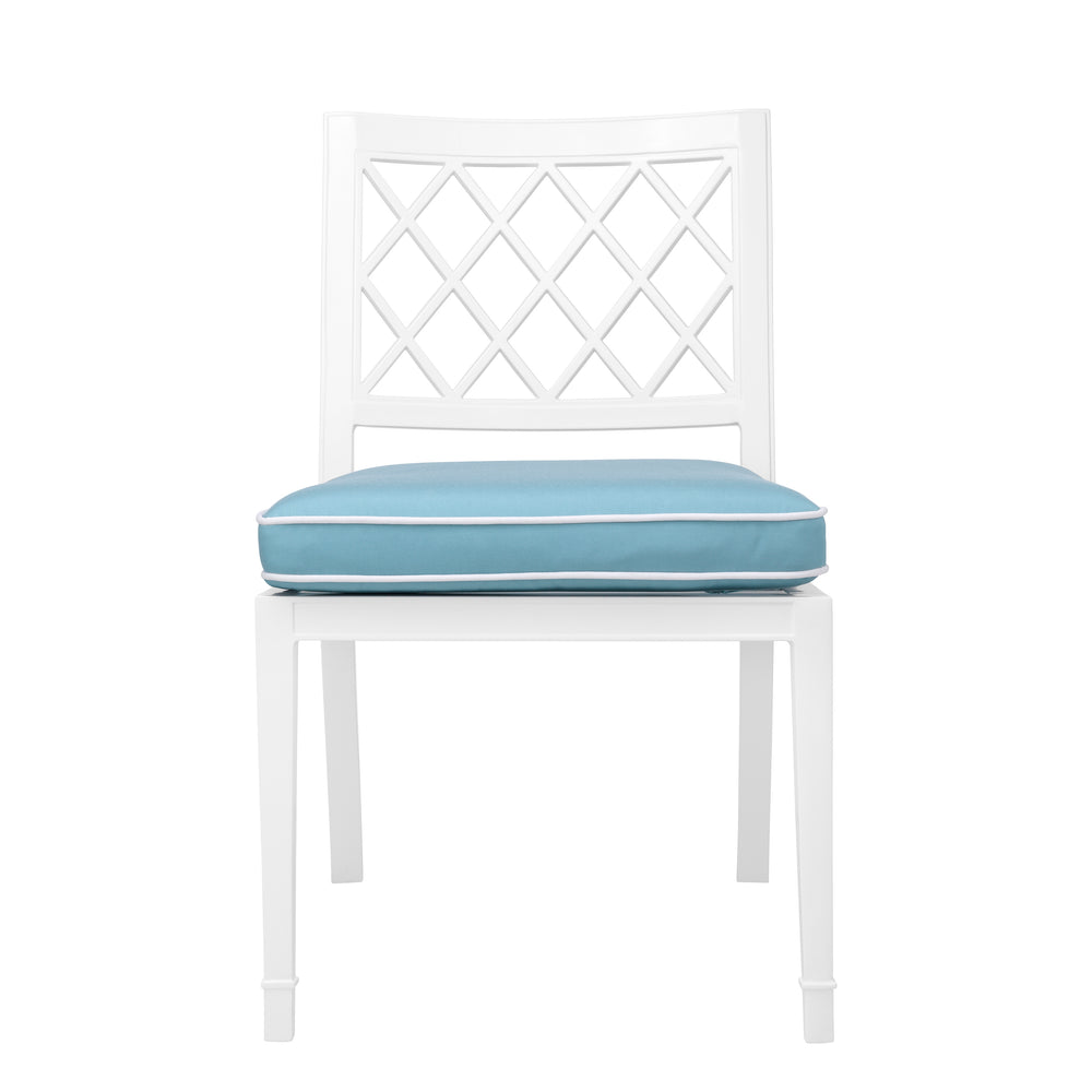 Outdoor Dining Chair Paladium White Finish Outdoor Eichholtz