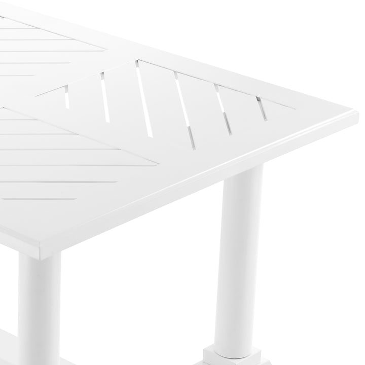 Outdoor Dining Table Bell Rive White Finish Dining Tables Eichholtz