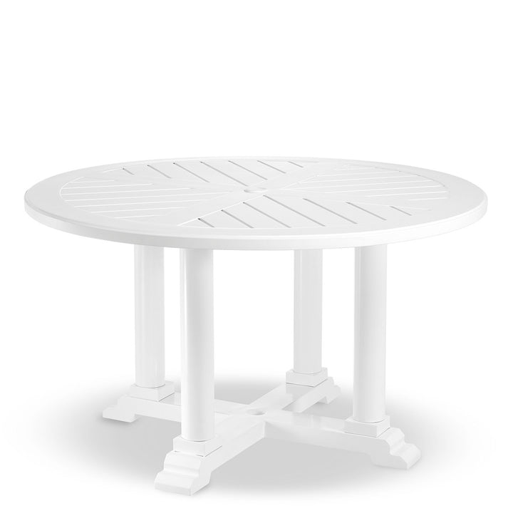 Outdoor Dining Table Bell Rive S White Finish Dining Tables Eichholtz