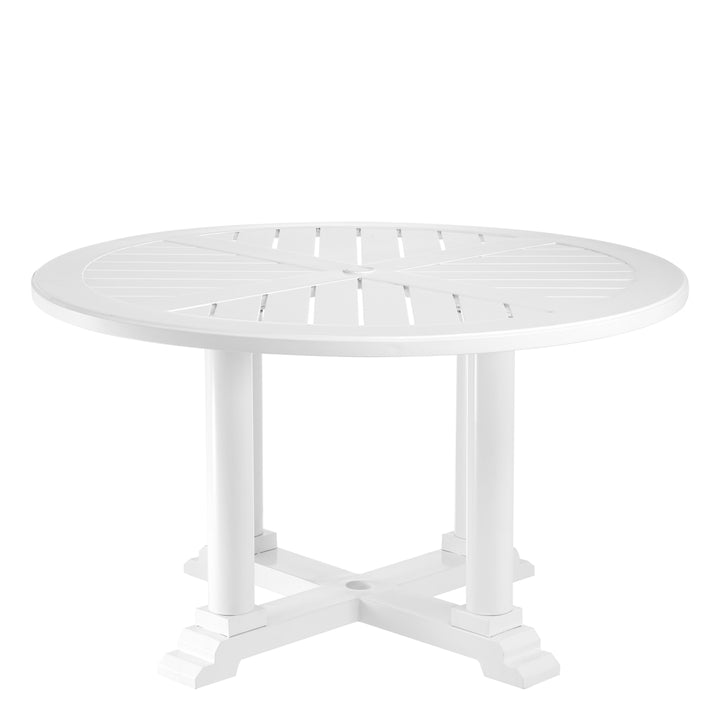 Outdoor Dining Table Bell Rive S White Finish Dining Tables Eichholtz