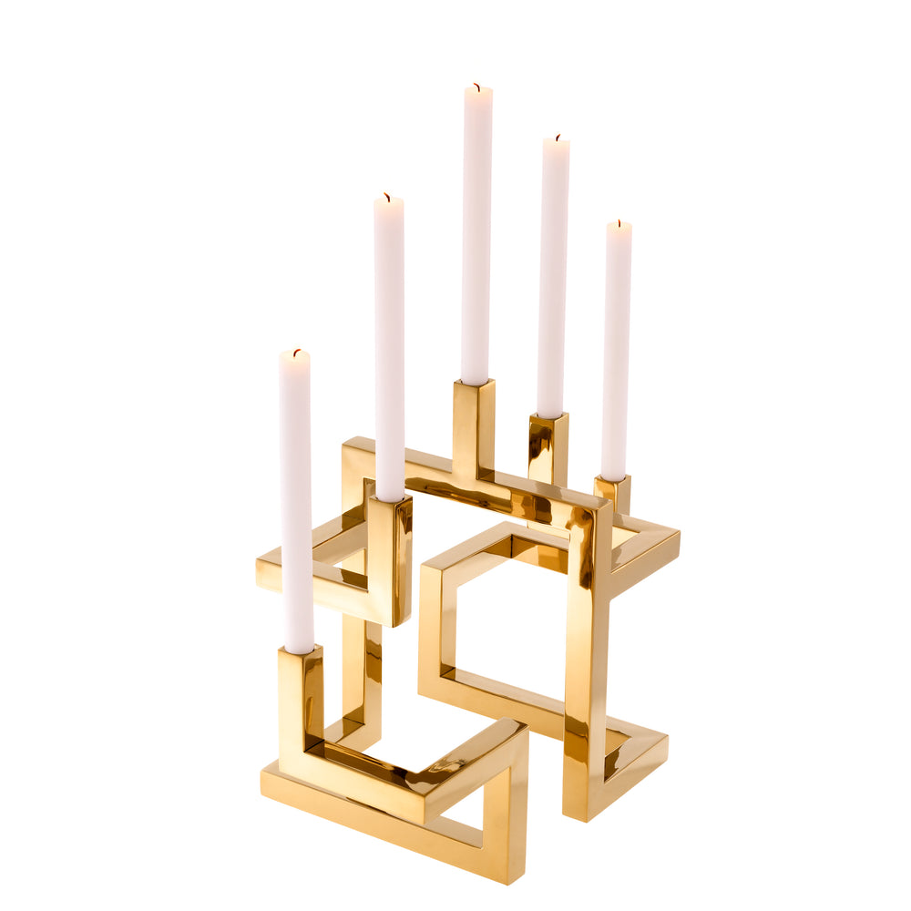 Candle Holder Skyline Brass Plated Accessories Eichholtz