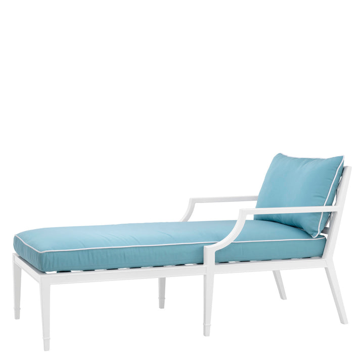 Outdoor Daybed Bella Vista White Finish Outdoor Eichholtz