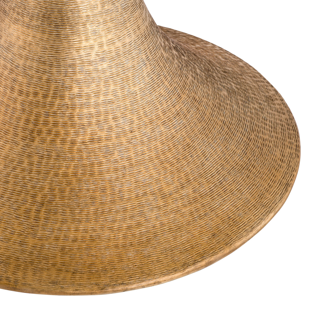 Dining Table Melchior Round Washed Oak Veneer Furniture Eichholtz