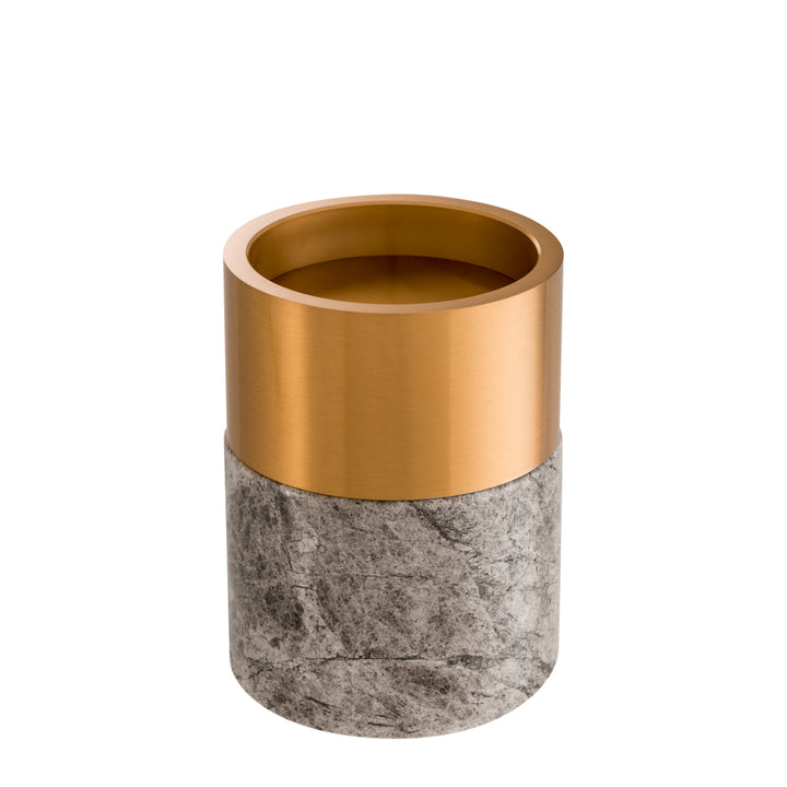 Candle Holder Sierra Set Of 3 Grey Marble Accessories Eichholtz